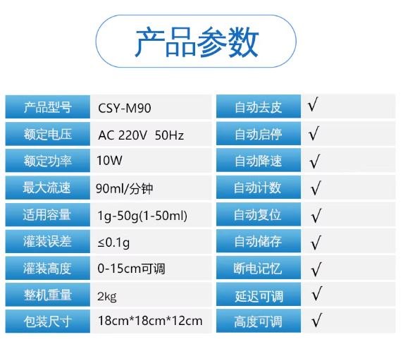 Separuh automatik pam peristaltik berat mesin pengisian - XQ02